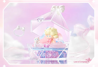 POP MART Wishes at Your Fingertips Series Scene Set Mystery Box 1PC/8PCS POPMART Blind Box Skullpanda Dimoo Labubu Romantic Ring