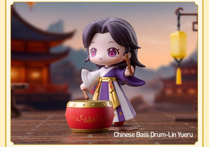 POP MART Sword and Fairy Chinese Musical Instrument Series Mystery Box 1PC/12PCS POPMART Blind Box Action Figure Cute Toy