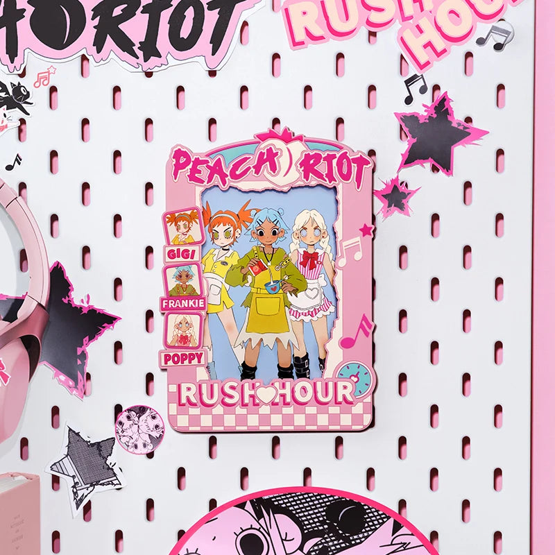 POP MART Peach Riot Rush Hour Series-Photo Frame (6-inch)