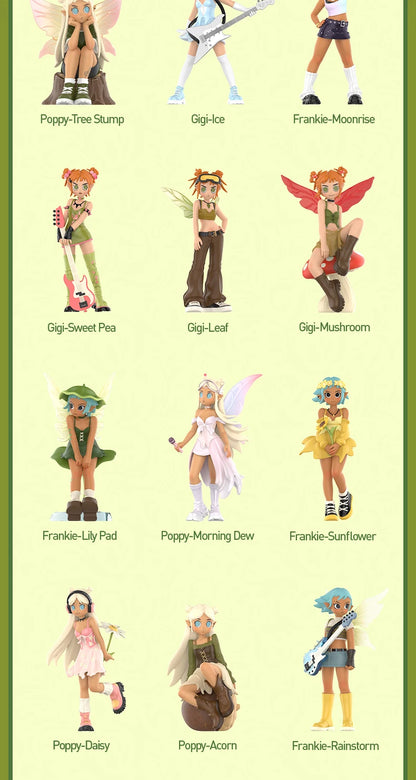 POP MART Peach Riot Punk Fairy Series Mystery Box 1PC/12PCS POPMART Blind Box Action Figure Cute Toy