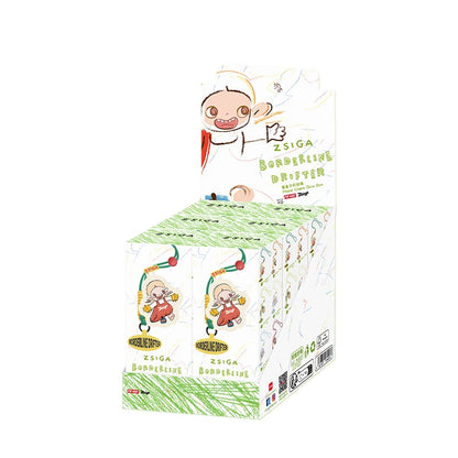 POP MART Zsiga Borderline Drifter Series-Phone Charm Blind Box Mystery Box 1PC/6PCS Blind Box