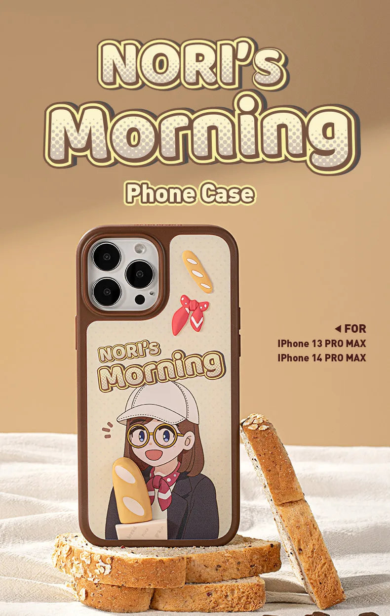 POP MART NORI's Morning Series Phone Case For iPhone 13 Pro Max