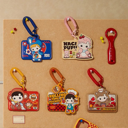 POP MART HACIPUPU-Rolling Time Machine Series-Card Holder Blind Box Mystery Box 1PC/6PCS Blind Box