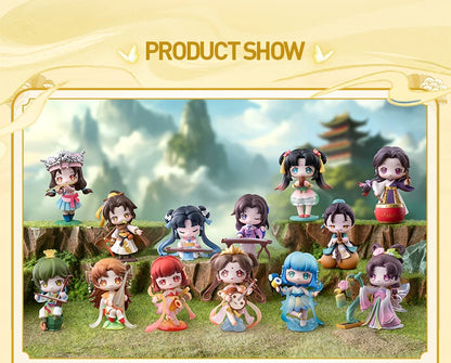 POP MART Sword and Fairy Chinese Musical Instrument Series Mystery Box 1PC/12PCS POPMART Blind Box Action Figure Cute Toy