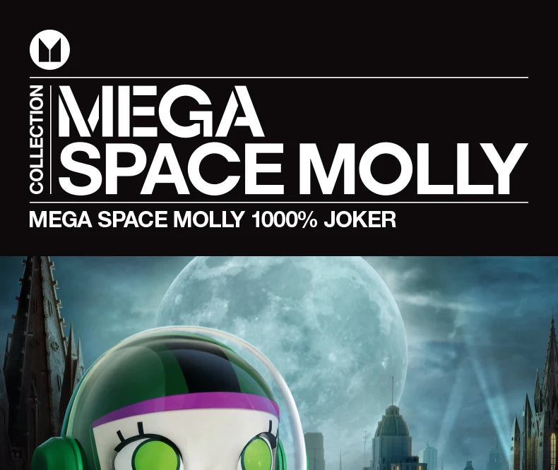 POP MART MEGA SPACE MOLLY 1000% JOKER Limited Edition Limited to 1pc per user ID