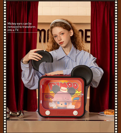 POP MART DIMOO WORLD × DISNEY Series-TV Set Luminous Display Container