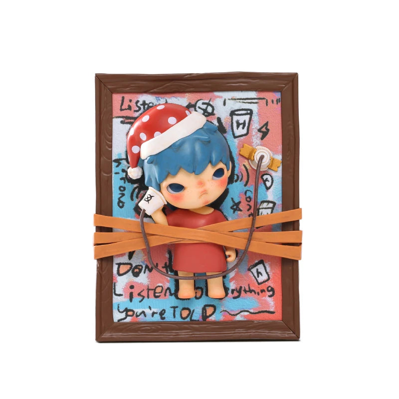 POP MART INNER FLOW Hirono Listening Saying Seeing Figurine