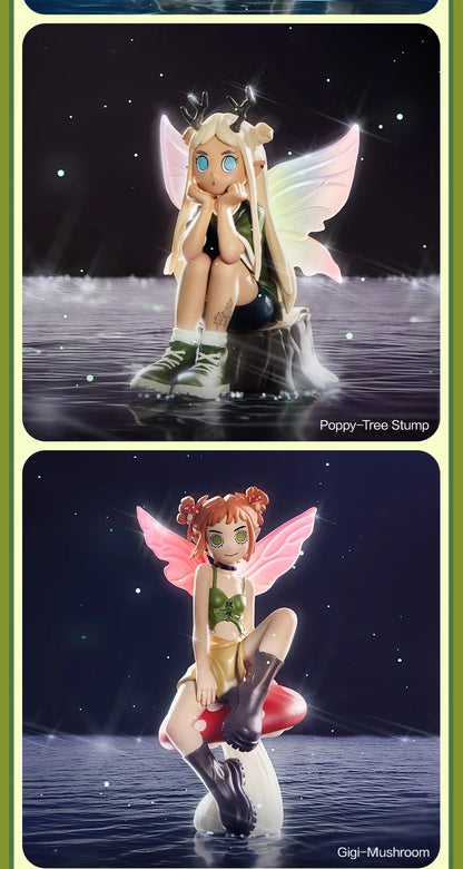 POP MART Peach Riot Punk Fairy Series Mystery Box 1PC/12PCS POPMART Blind Box Action Figure Cute Toy