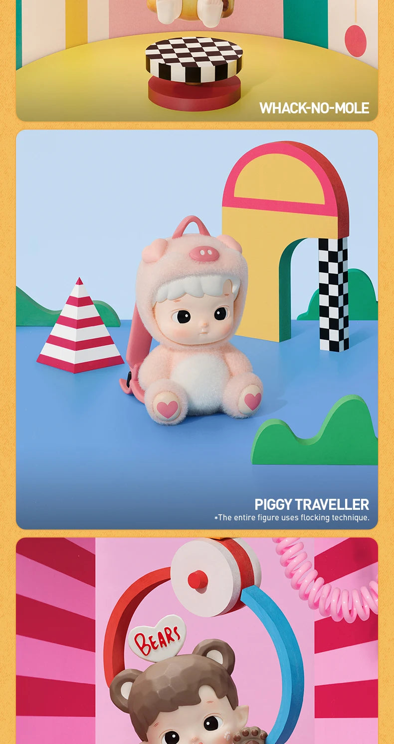 POP MART HACIPUPU Rolling Time Machine Series Figures 1PC/12PCS Blind Box POPMART