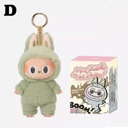 Labubu Heartbeat Macaron  Monster Face Blind Box Figurine