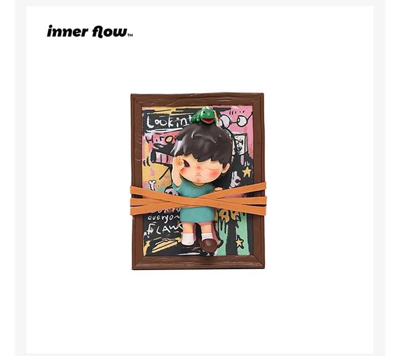 POP MART INNER FLOW Hirono Listening Saying Seeing Figurine