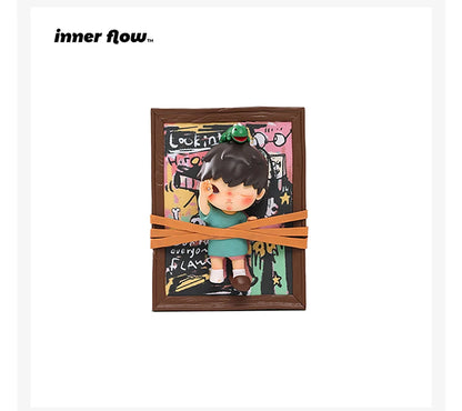 POP MART INNER FLOW Hirono Listening Saying Seeing Figurine