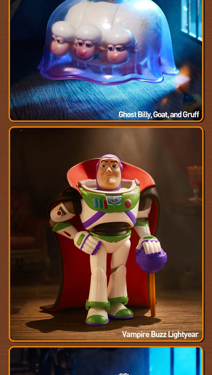 POP MART Pixar Spooky Night Series Figures Mystery Box 1PC/12PCS POPMART Blind Box Figure