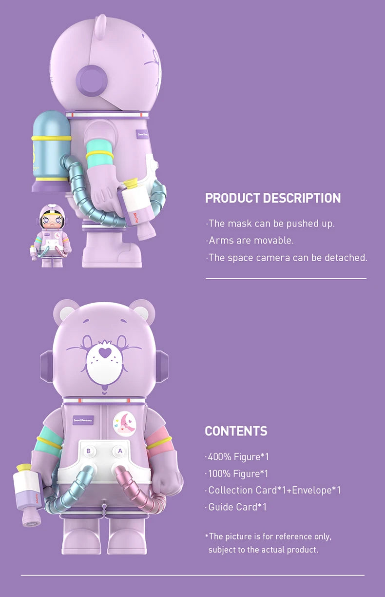 POP MART MEGA SPACE MOLLY 400%+100% Sweet Dream Bears Limited Edition Limited to 1pc per user ID