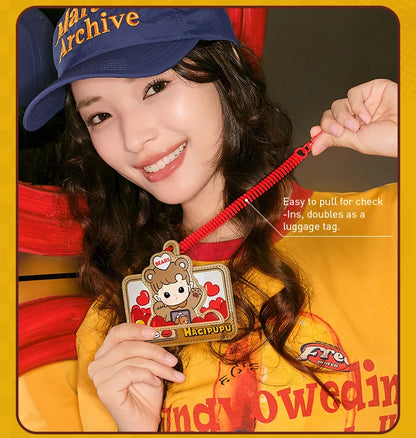 POP MART HACIPUPU-Rolling Time Machine Series-Card Holder Blind Box Mystery Box 1PC/6PCS Blind Box