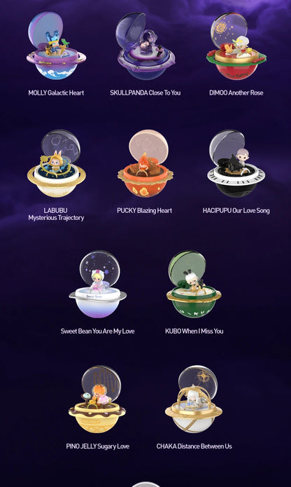 POP MART Romantic Ring Box Series 3 Scene Sets Mystery Box 1PC/10PCS POPMART Blind Box Cute Collectible Art Toy