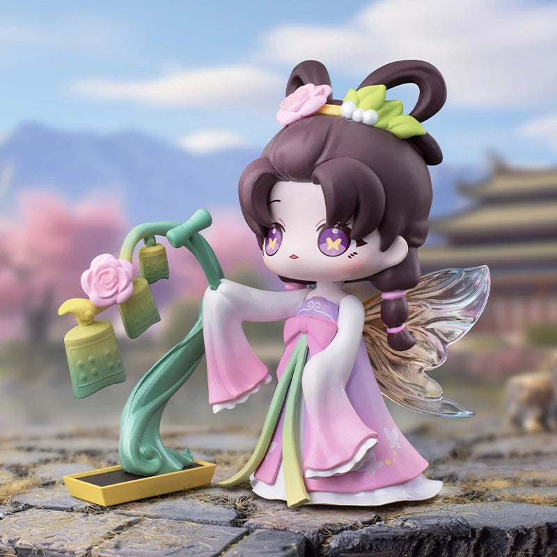 POP MART Sword and Fairy Chinese Musical Instrument Series Mystery Box 1PC/12PCS POPMART Blind Box Action Figure Cute Toy