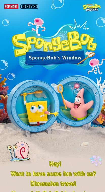 POP MART SpongeBob's Window Series Scene Set Figurine