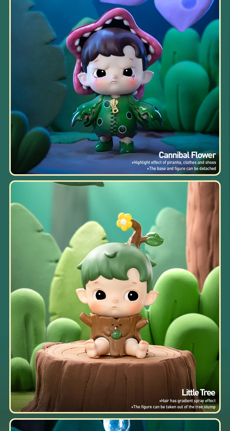 POP MART HACIPUPU Adventures In The Woods Series Mystery Box 1PC/12PCS POPMART Blind Box Cute Toy Action Figure
