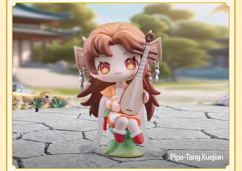 POP MART Sword and Fairy Chinese Musical Instrument Series Mystery Box 1PC/12PCS POPMART Blind Box Action Figure Cute Toy