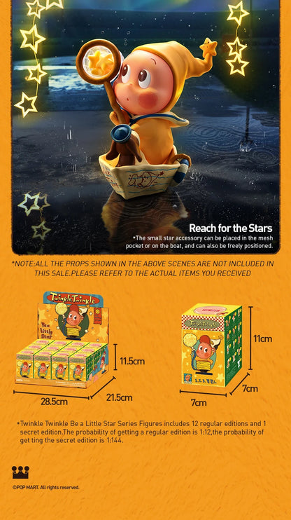 POP MART Twinkle Twinkle Be a Little Star Series Figures 1PC/12PCS Blind Box POPMART