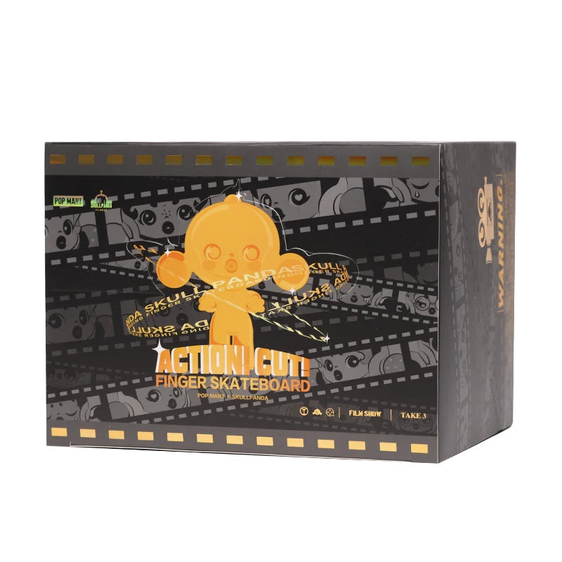 POP MART Skullpanda Action Cut Series Finger Skateboard Mystery Box 1PC/12PCS Blind box Collectible Cute Gift