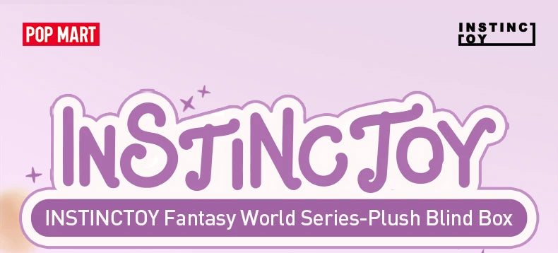 POP MART INSTINCTOY Fantasy World Series - Plush Blind Box 1PC/6PCS Mystery Box