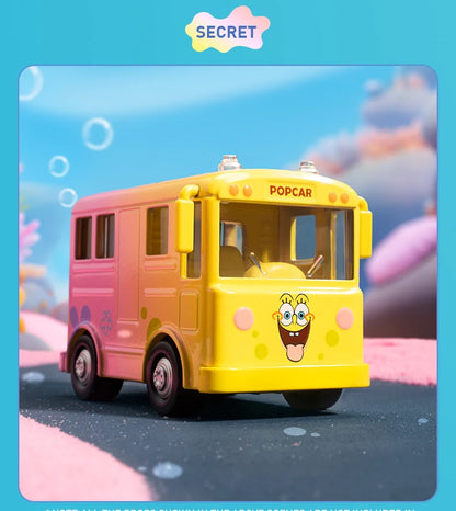 POP MART SpongeBob Sightseeing Car Series Vehicles Mystery Box 1PC/9PCS Blind Box POPMART Car Toy