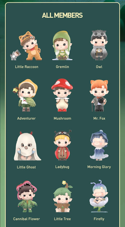 POP MART HACIPUPU Adventures In The Woods Series Mystery Box 1PC/12PCS POPMART Blind Box Cute Toy Action Figure
