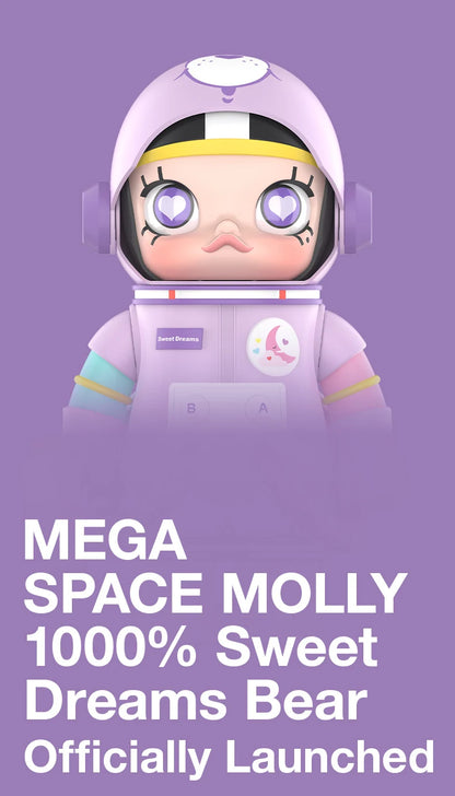 POP MART MEGA SPACE MOLLY 1000% Sweet Dream Bears Limited Edition Limited to 1pc per user ID