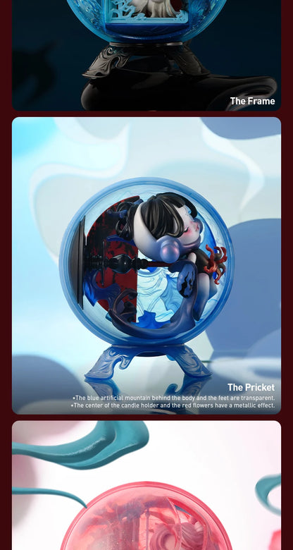 POP MART SKULLPANDA The Mirage Series Figures Mystery Box 1PC/9PCS POP MART Blind Box Action Figure Cute Toy