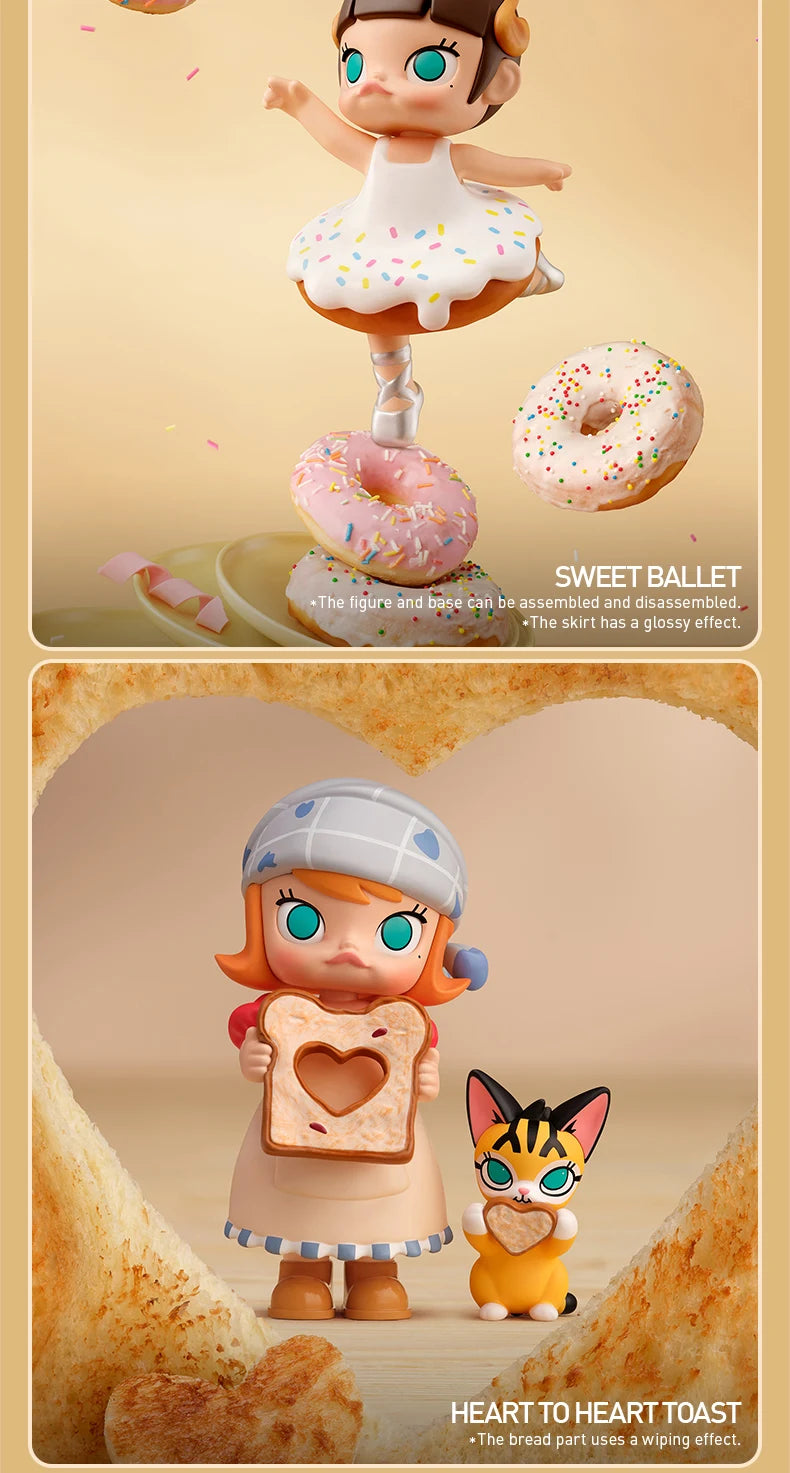 POP MART MOLLY Carb-Lover Series Figures Mystery Box 1PC/12PCS POPMART Blind Box Figure