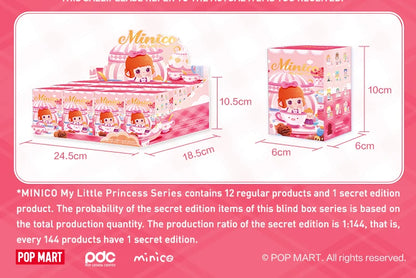 POP MART MINICO My Little Princess Series Mystery Box Figure Gift Kid Toy Blind Box