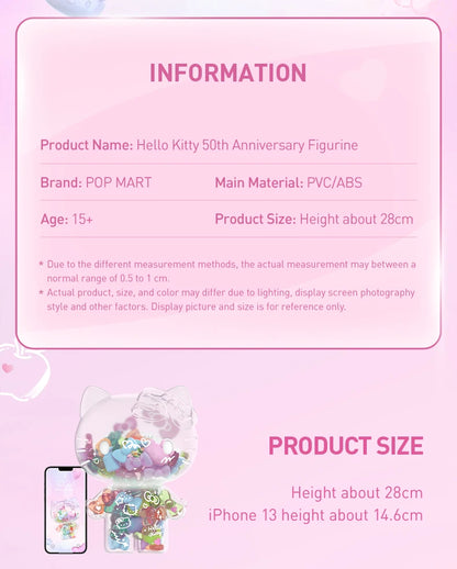 POP MART Hello Kitty 50th Anniversary Figurine