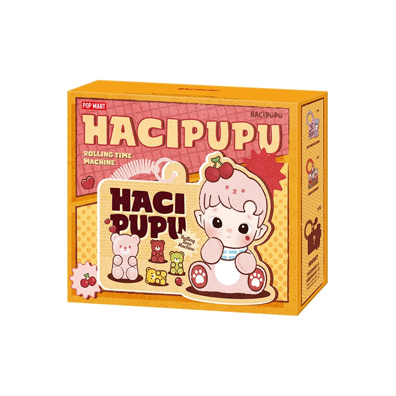 POP MART HACIPUPU-Rolling Time Machine Series-Card Holder Blind Box Mystery Box 1PC/6PCS Blind Box