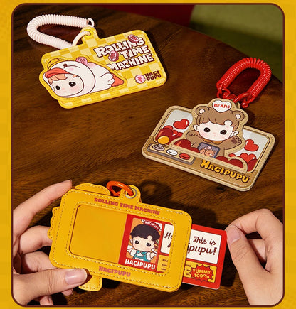 POP MART HACIPUPU-Rolling Time Machine Series-Card Holder Blind Box Mystery Box 1PC/6PCS Blind Box