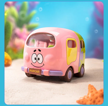 POP MART SpongeBob Sightseeing Car Series Vehicles Mystery Box 1PC/9PCS Blind Box POPMART Car Toy