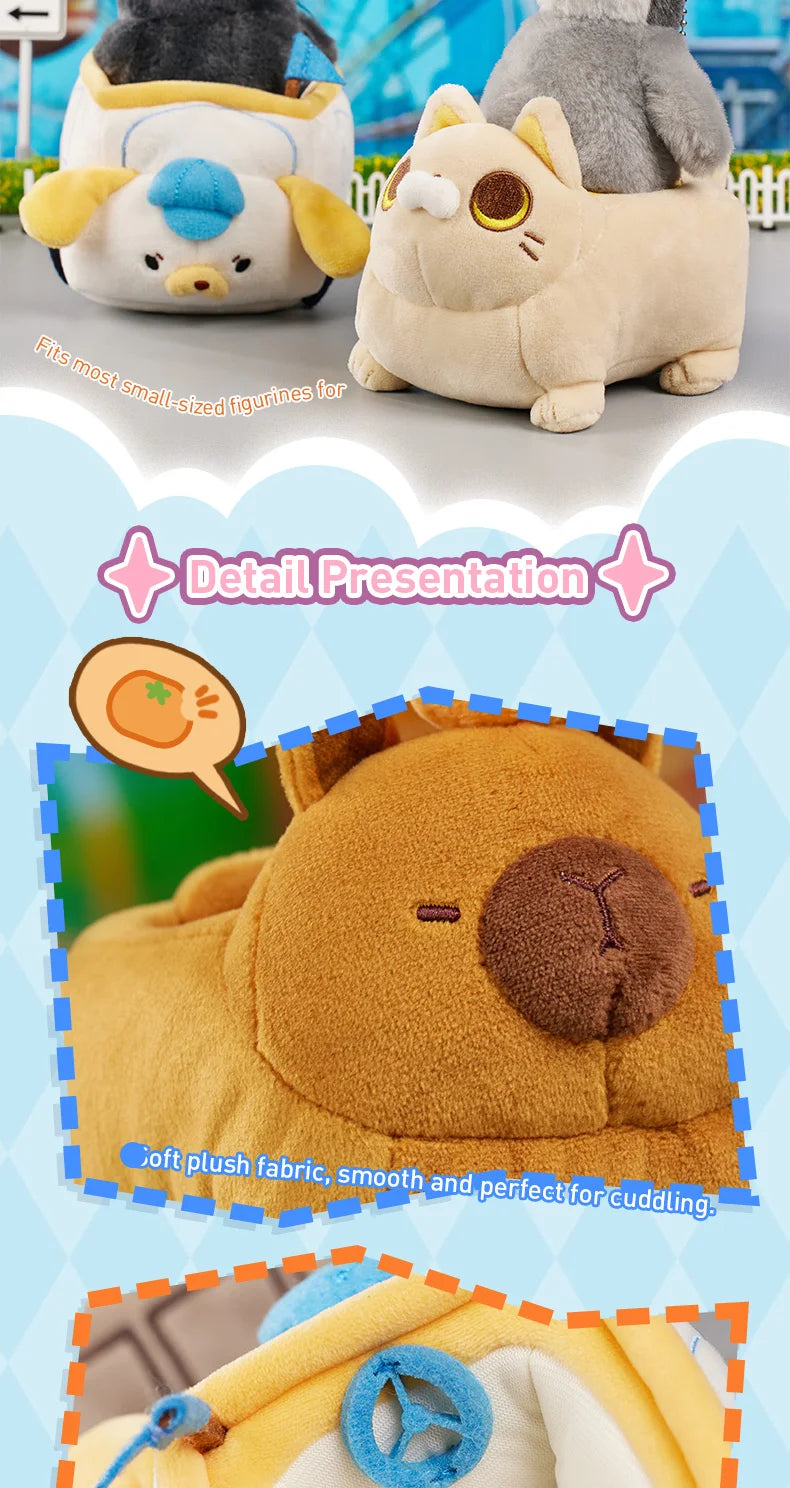 POP MART GONG ORIGINAL SERIES Plush Toy Car Mystery Box 1PC/6PCS POPMART Blind Box Cute Toy