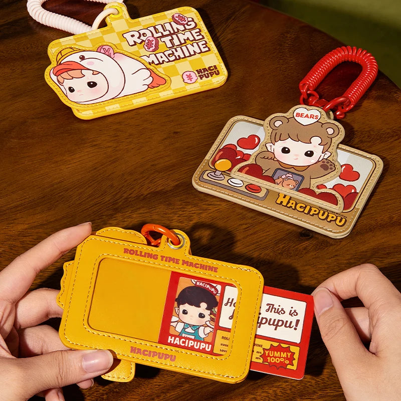 POP MART HACIPUPU-Rolling Time Machine Series-Card Holder Blind Box Mystery Box 1PC/6PCS Blind Box