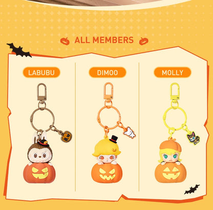 POP MART Happy Halloween Party Series - Luminous Pumpkin Pendant Molly Labubu Dimoo