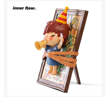 POP MART INNER FLOW Hirono Listening Saying Seeing Figurine