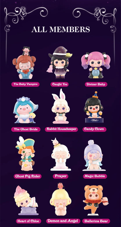 POP MART Minicos Dream Amazing Night Series Mystery Box 1PC/12PCS POPMART Blind Box Collectible Figurine Action Figure