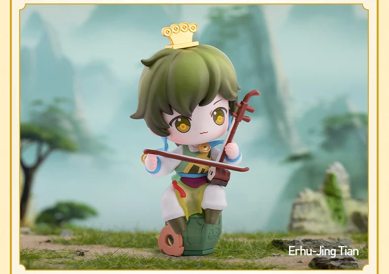 POP MART Sword and Fairy Chinese Musical Instrument Series Mystery Box 1PC/12PCS POPMART Blind Box Action Figure Cute Toy