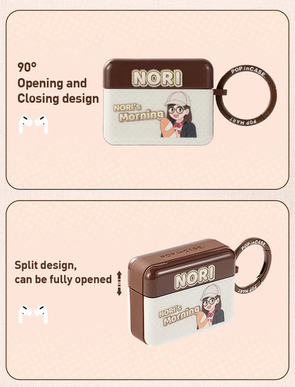 POP MART NORI's Morning Series For iPhone AirPods Pro Beautiful Cute Earphone Case
