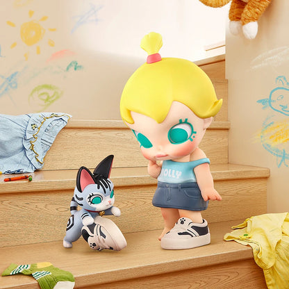 POP MART Baby Molly & Baby Tabby Series Figures 1PC/12PCS POPMART Blind Box Figure