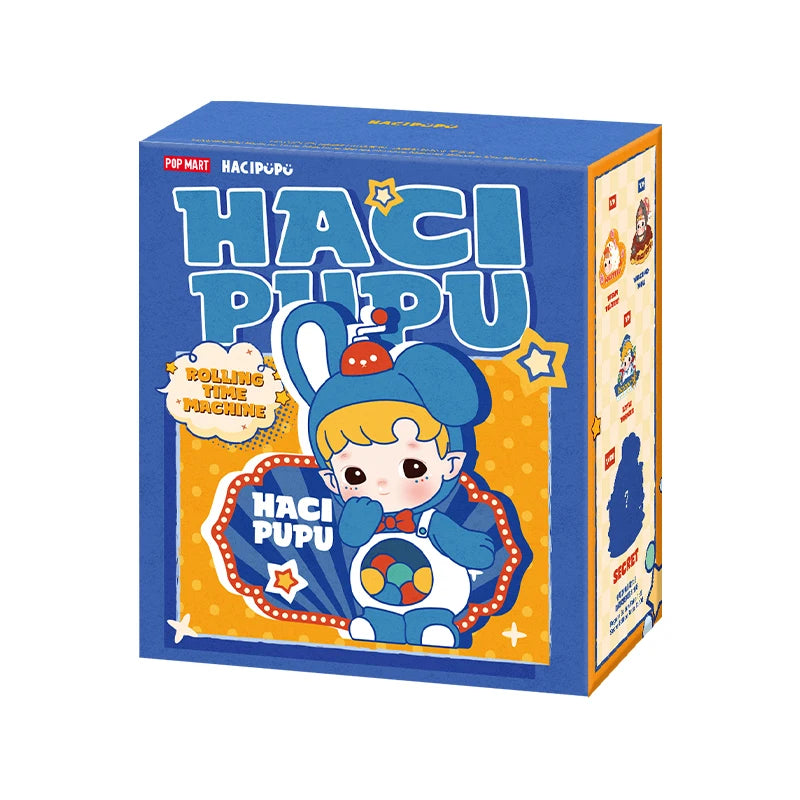 POP MART HACIPUPU Rolling Time Machine Series-Fridge Magnet Silicone Clip Blind Box 1PC/9PCS POPMART Mystery Box