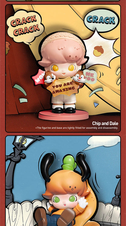 POP MART DIMOO WORLD × DISNEY Series Figures Blind Box 1PC/12PCS Mystery Box