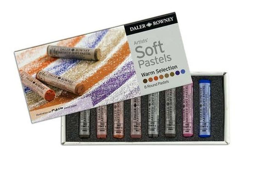 artists' soft pastels warm selection