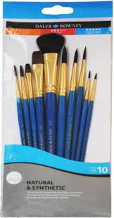 Daler Rowney Simply Natural And Synthetic Hair Paint Brushes